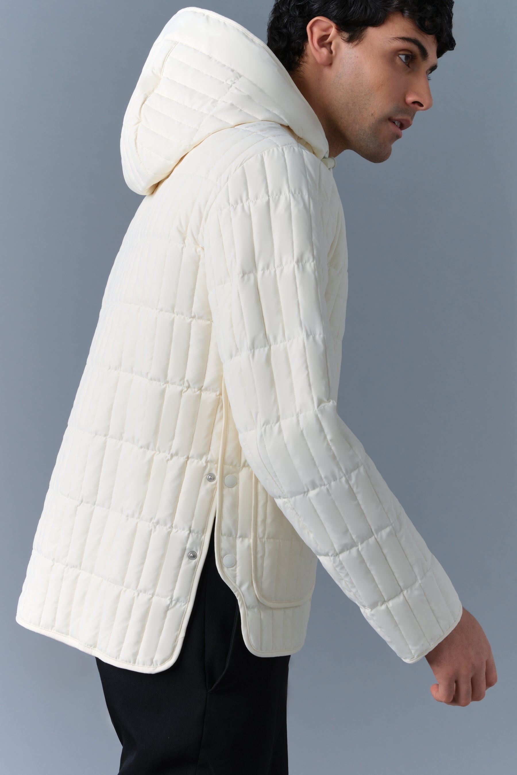MILES Light Down Vertical Quilted Jacket - 5