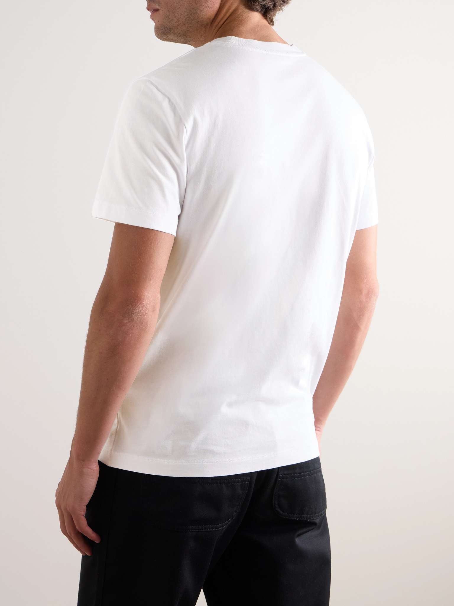 Three-Pack Logo-Appliquéd Cotton-Jersey T-Shirts - 3