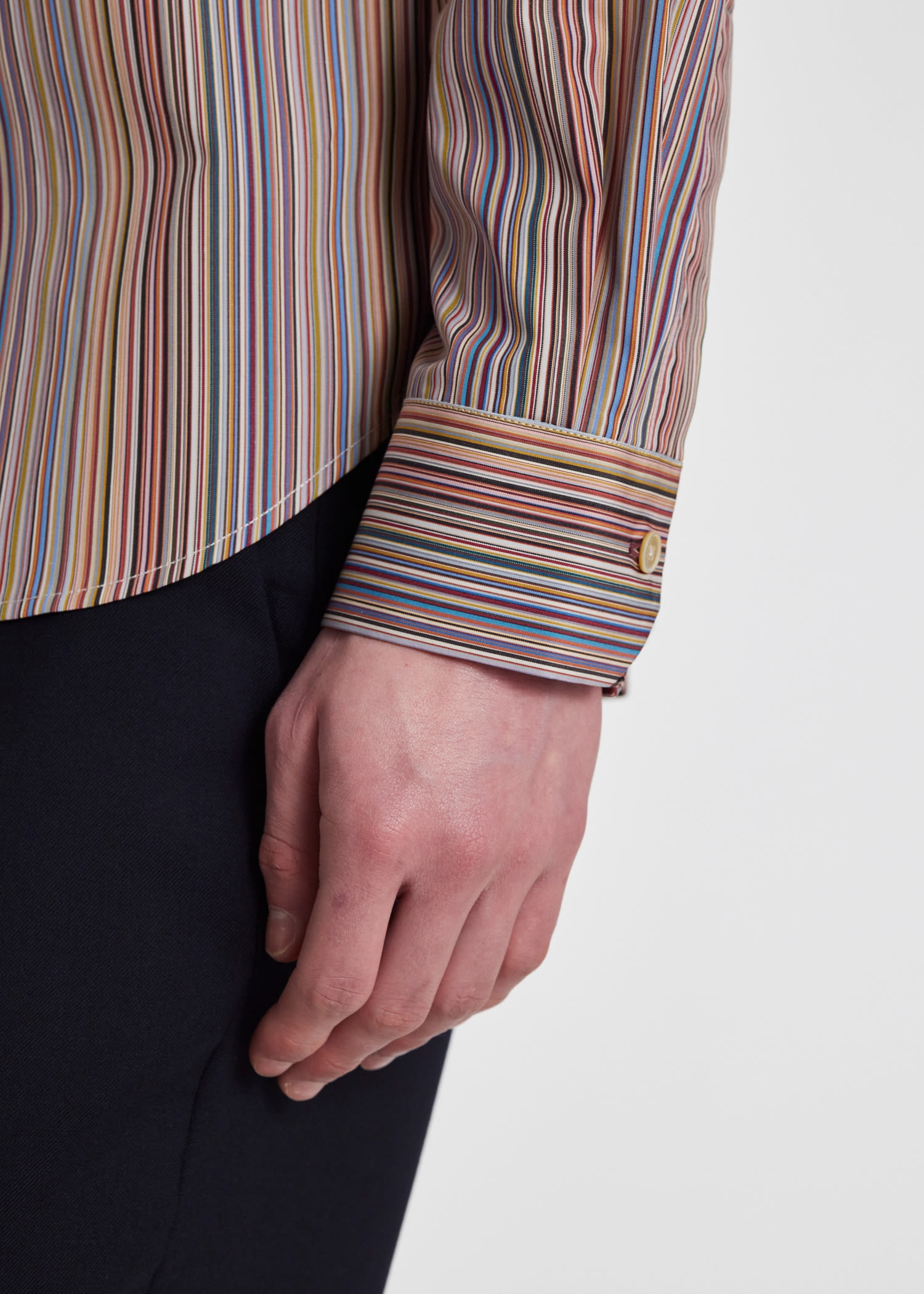 Slim-Fit 'Signature Stripe' Shirt - 6