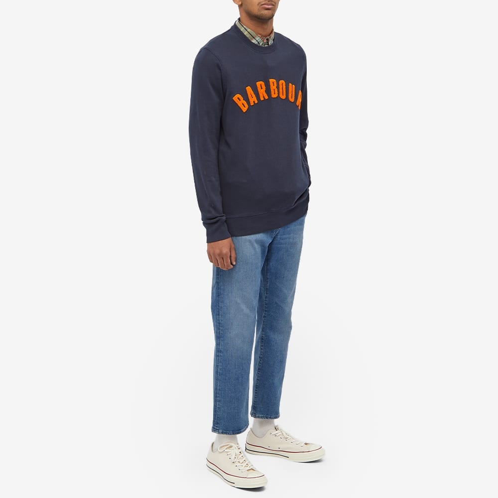 Barbour Prep Logo Crew Sweat - 6