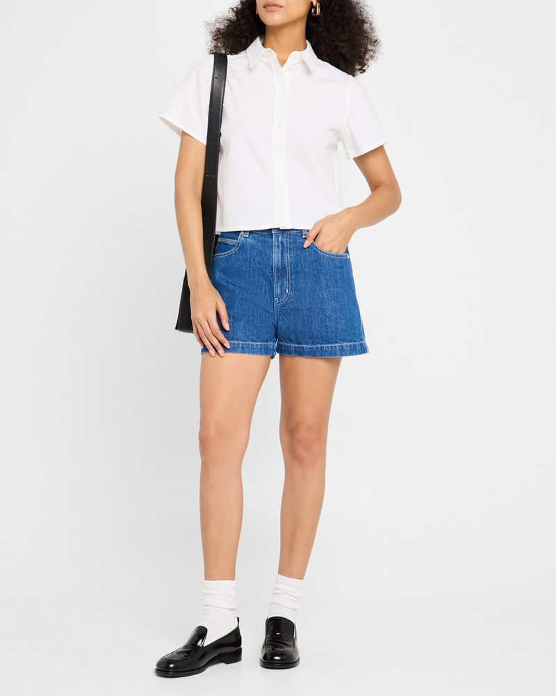 FRAME The Charm Denim Shorts outlook