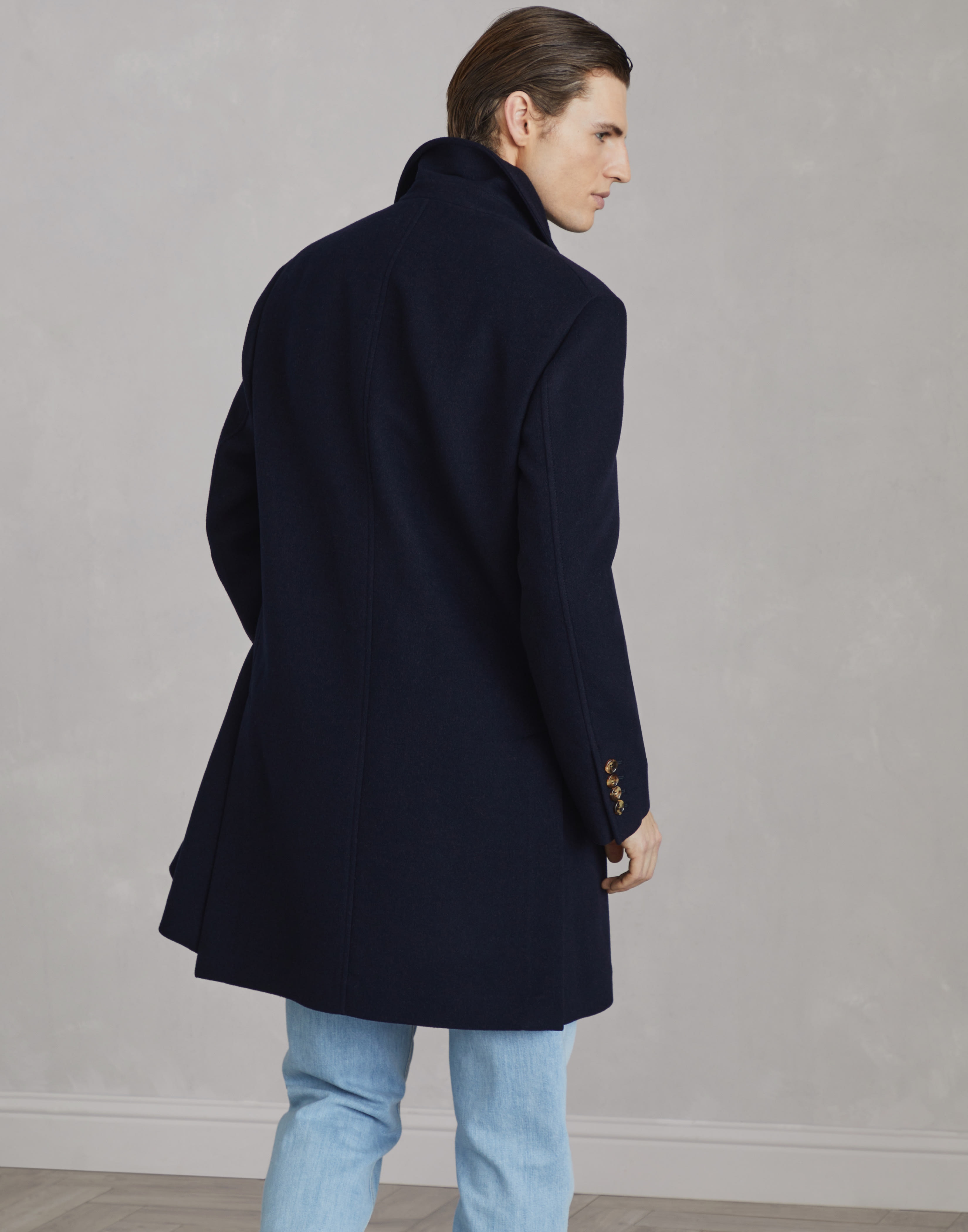 Wool double beaver cloth coat - 2