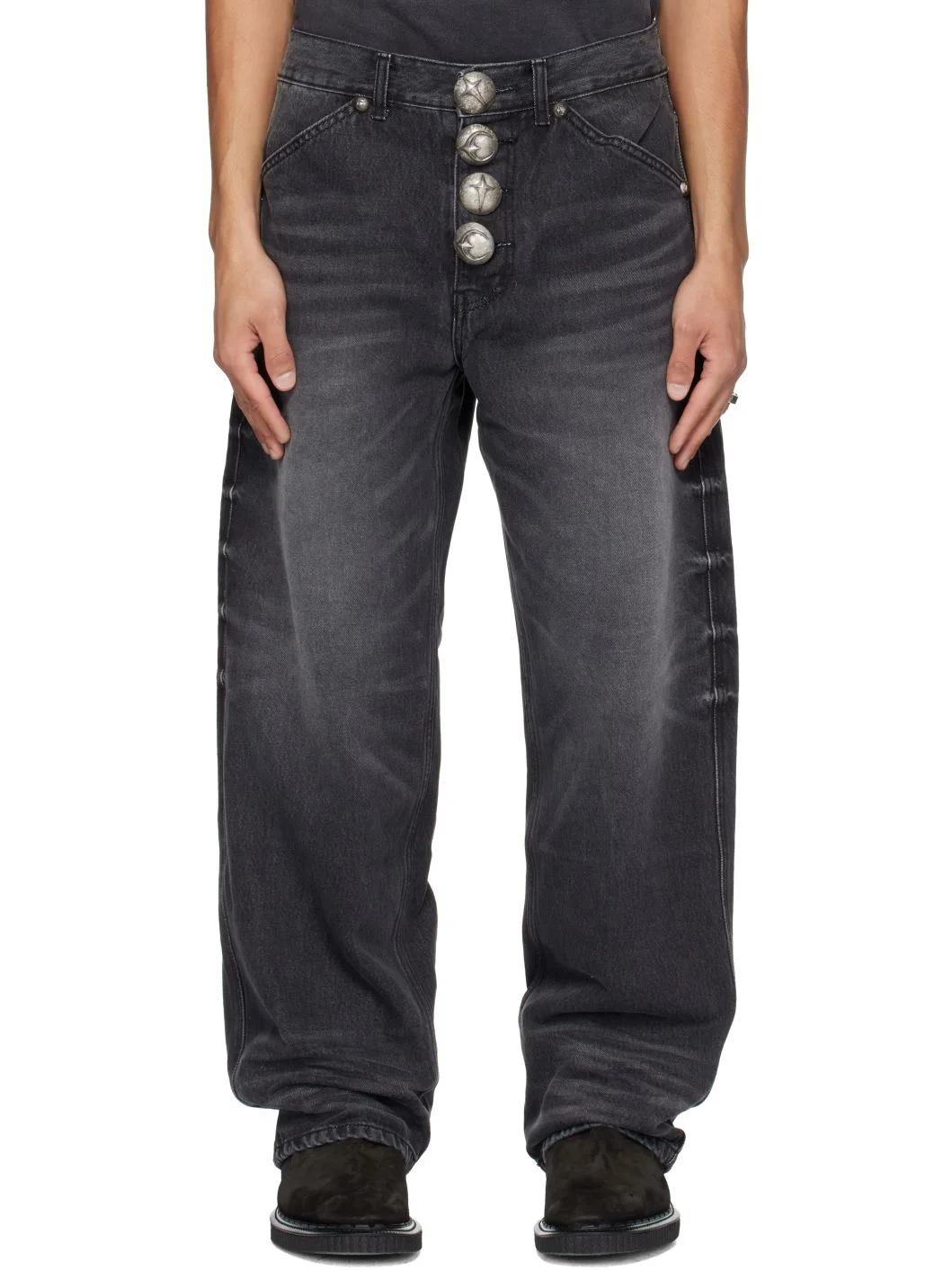 Black TC Extendo Denim Jeans - 1