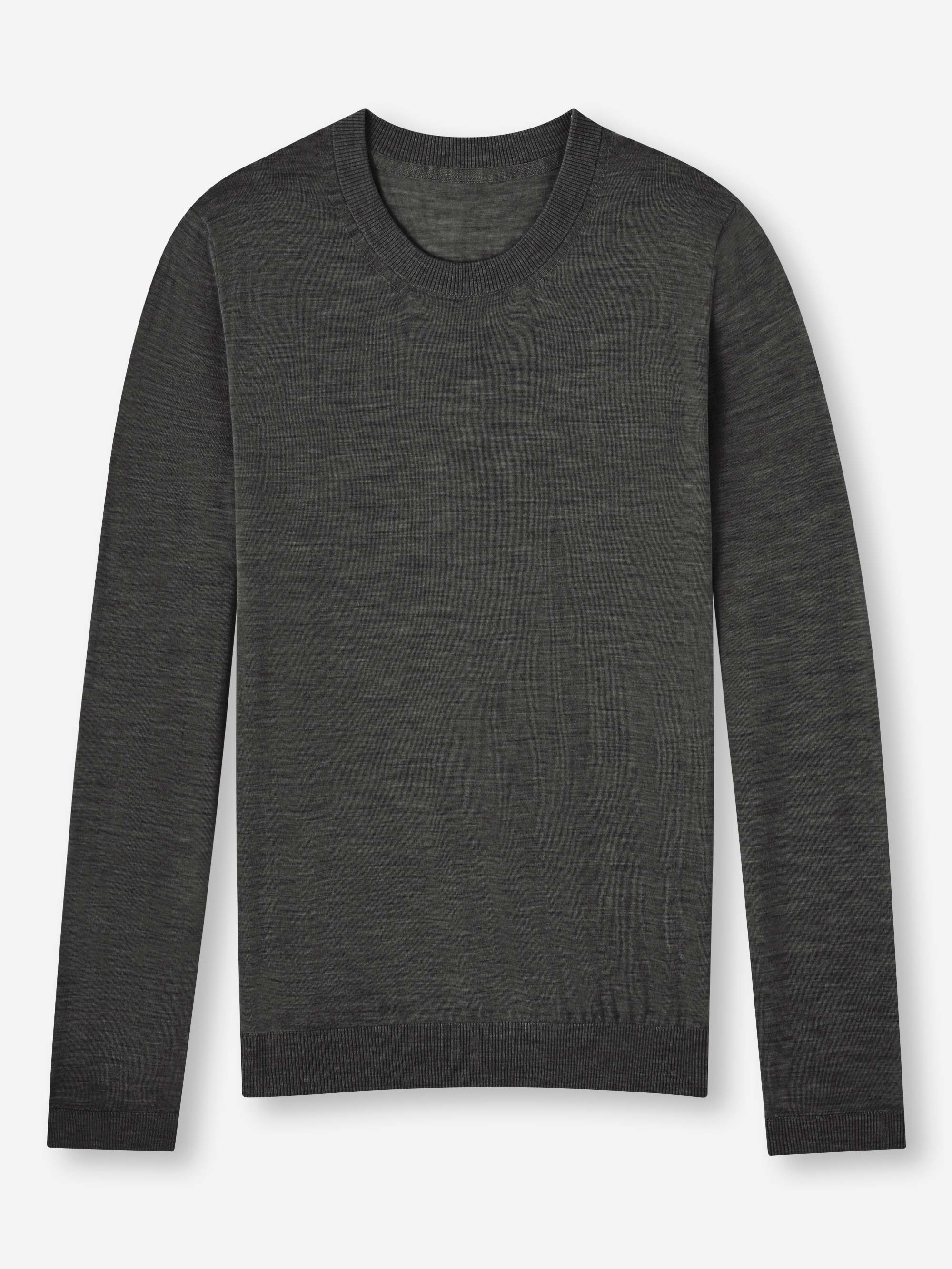 Men's Sweater Orson Merino Wool Charcoal - 2