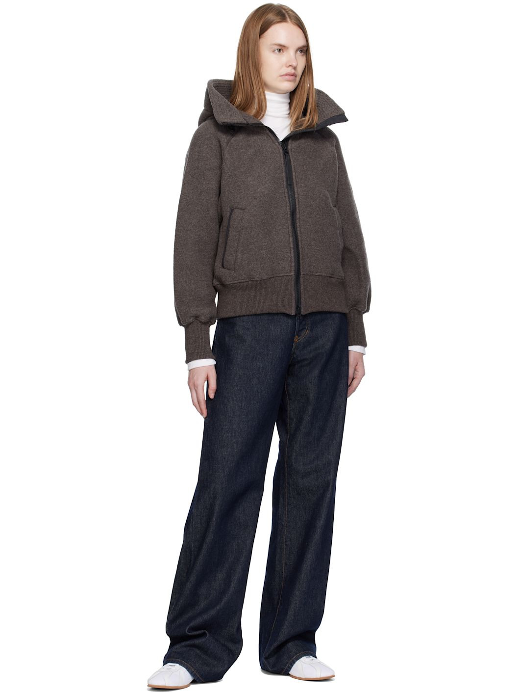 Brown 'Black Label' Chilliwack Kind Fleece Bomber Jacket - 5