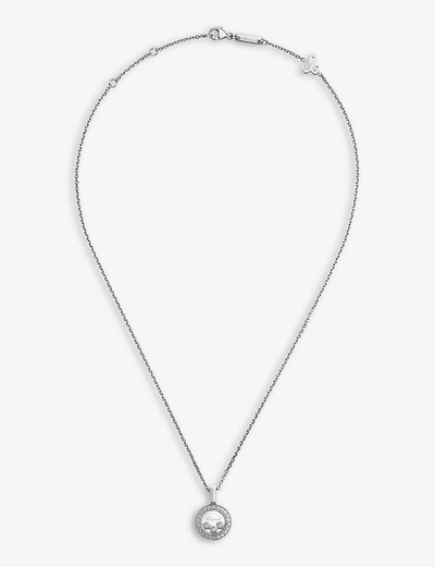 Chopard Happy Diamonds Icons 18ct white-gold and 0.35ct diamond necklace outlook