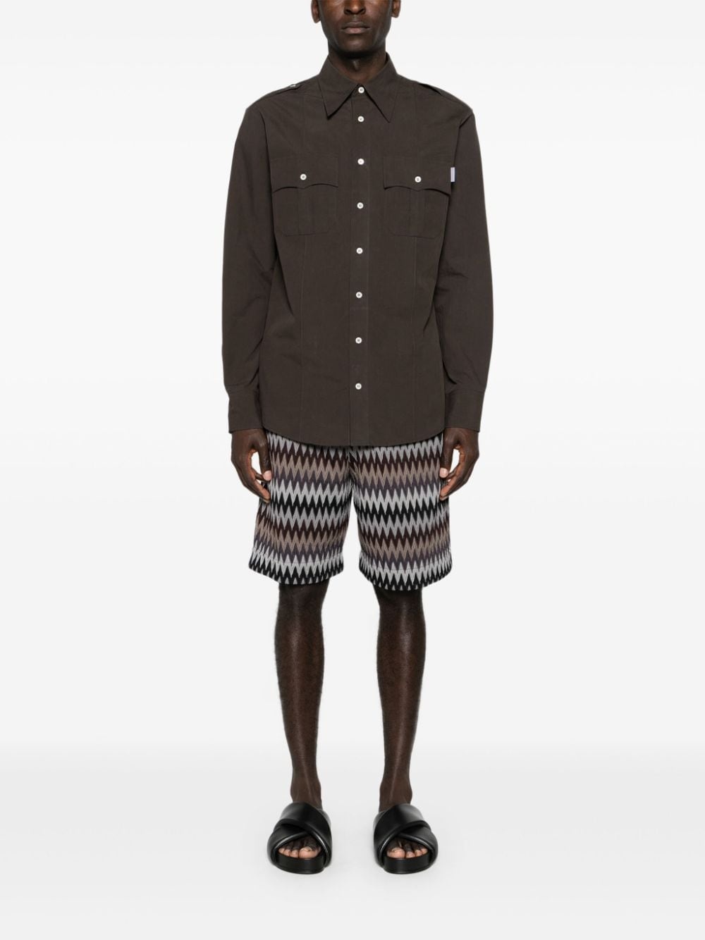 Utilitarian poplin shirt - 2