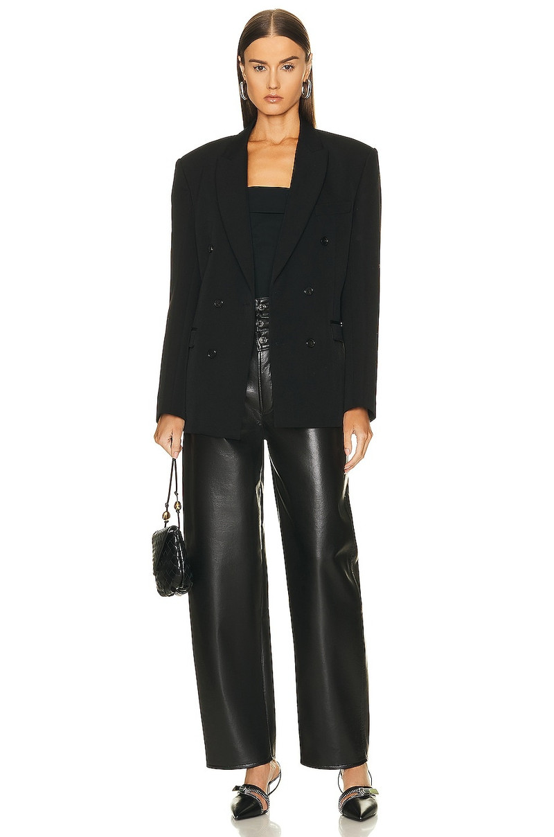 AGOLDE Recycled Leather Broken Waistband outlook