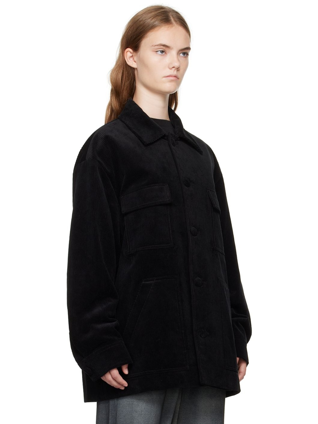 Black Four-Pocket Jacket - 2