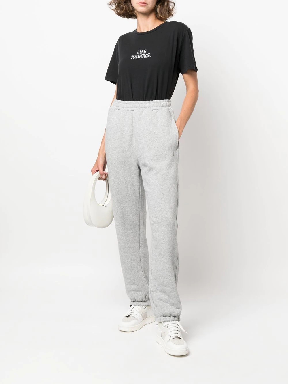 jersey-knit track pants - 2