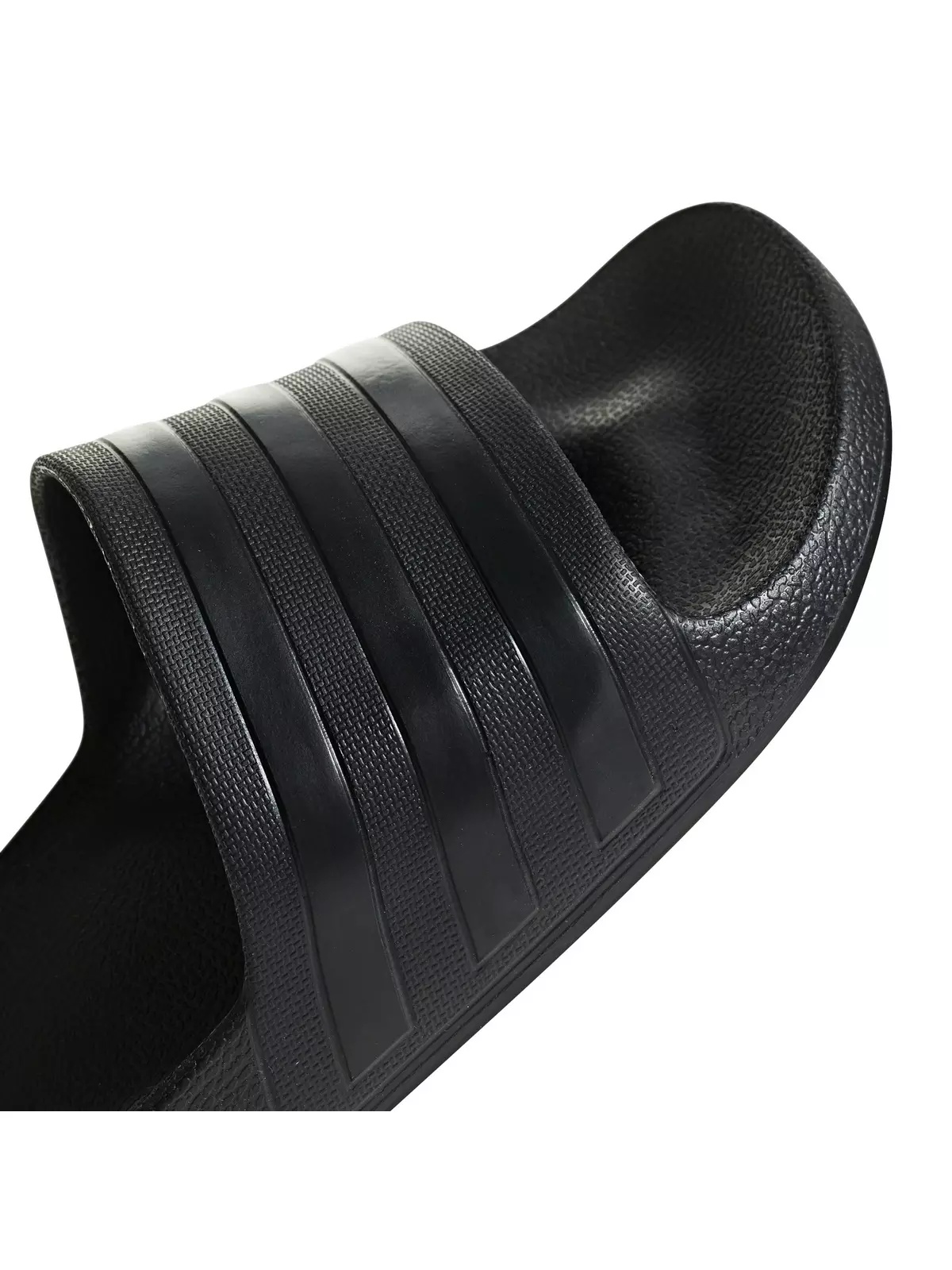Adilette Aqua "Core Black/Core Black" Unisex Slide - 3