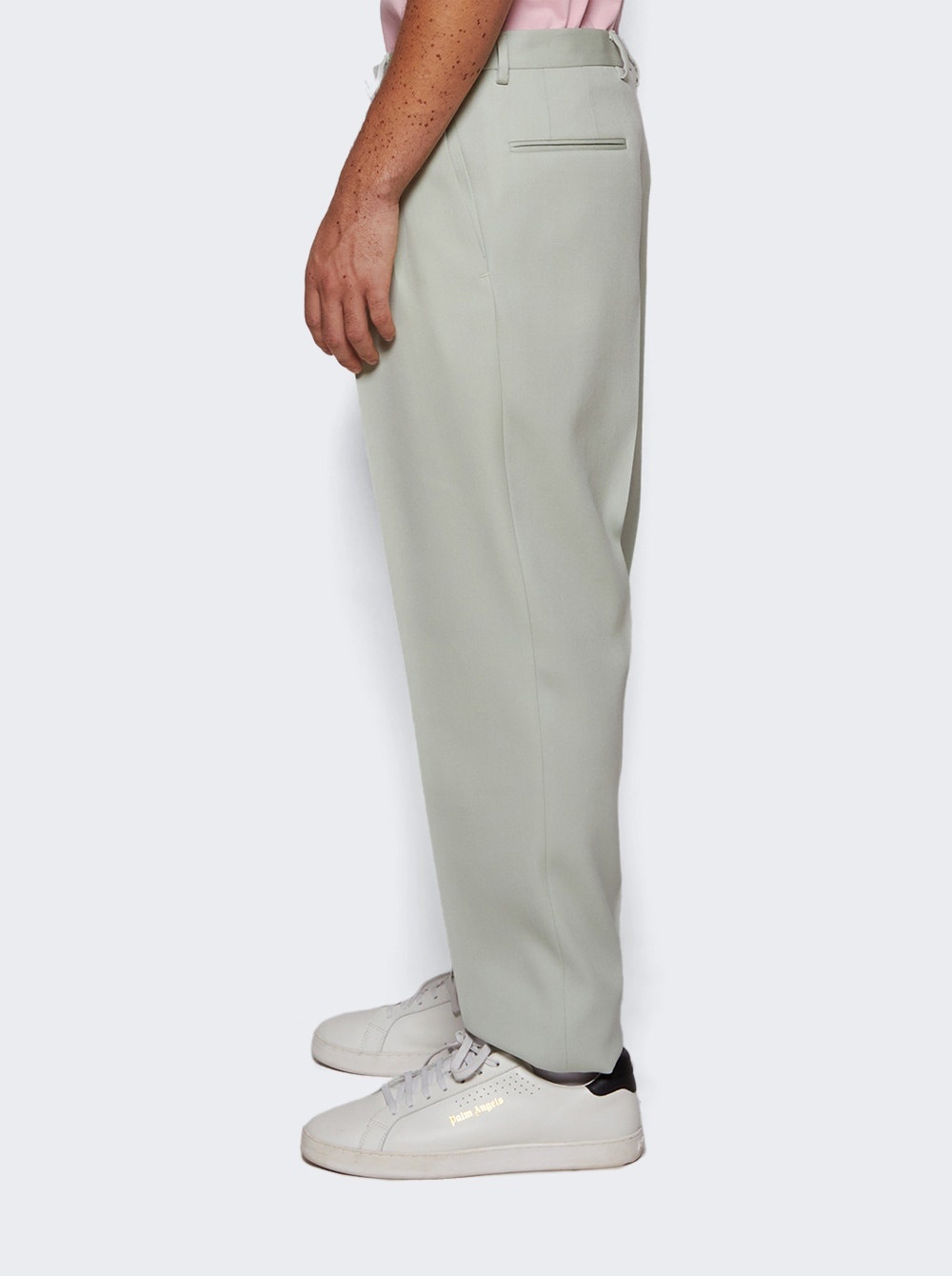 Straight Leg Pants Sage Green - 4