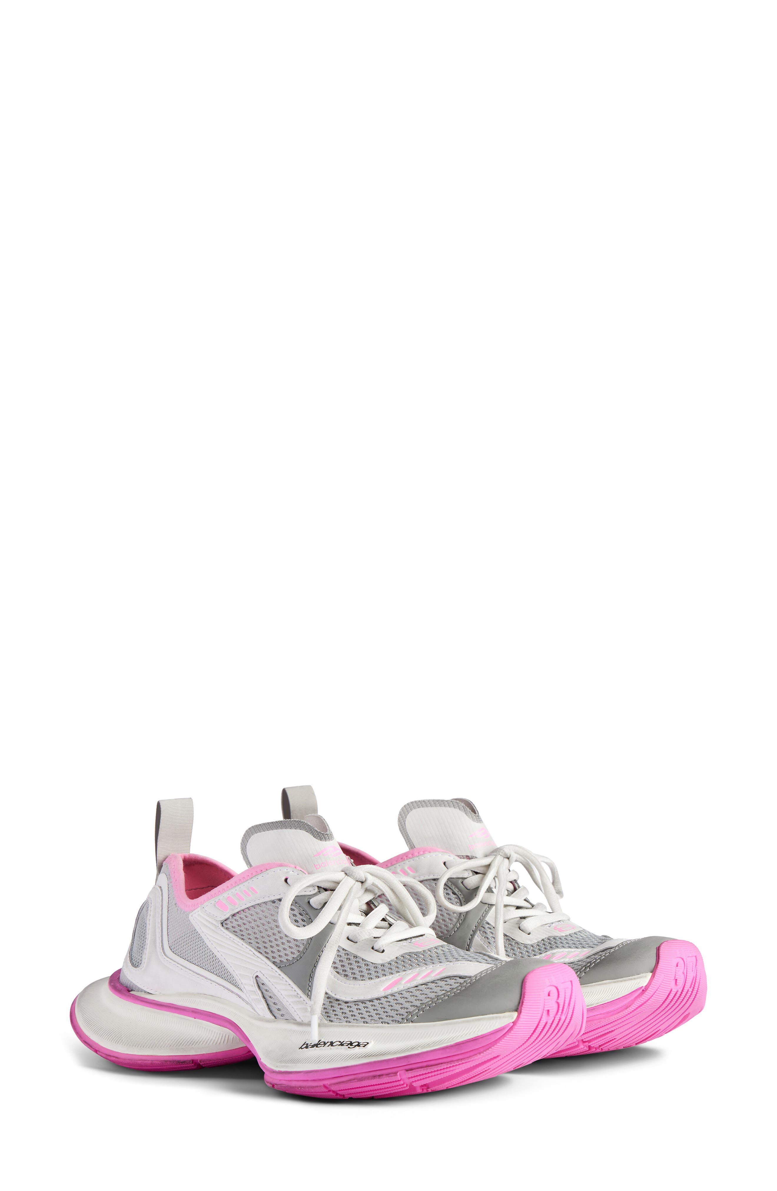 Balenciaga Circuit Sneaker in Grey/Pink at Nordstrom - 1