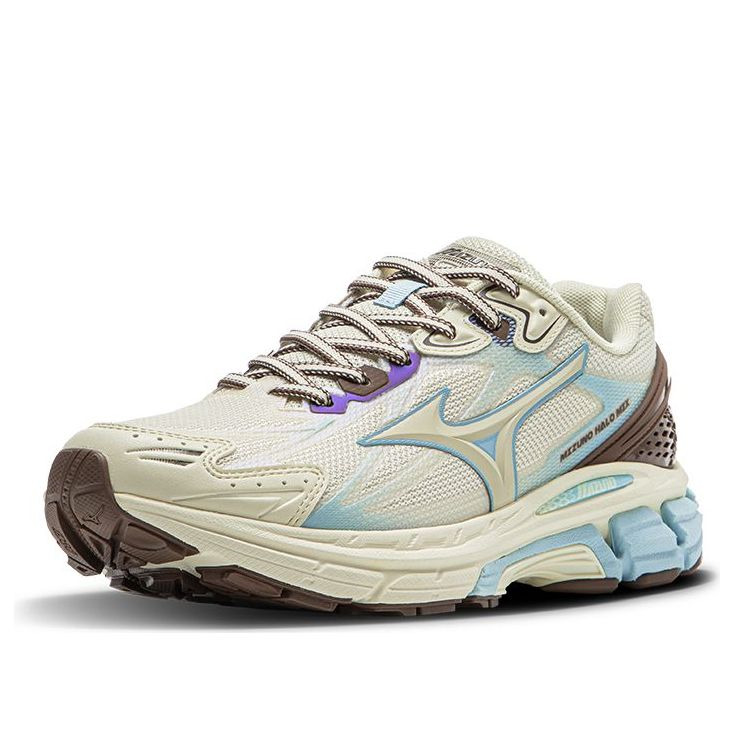 (WMNS) Mizuno Halo Mix 'Beige Blue Brown' D1GH240816 - 2