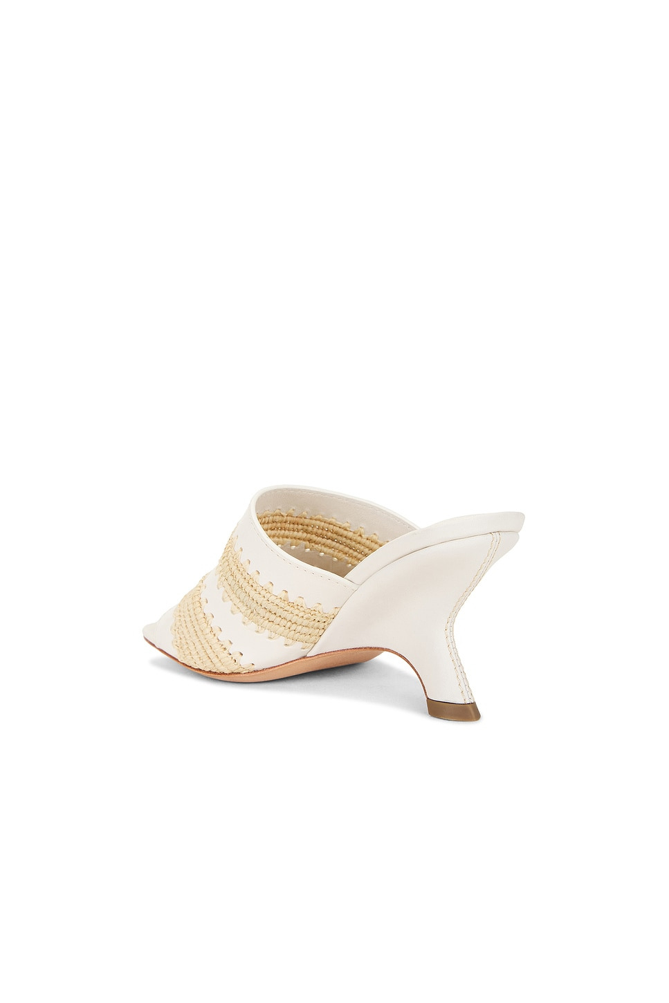 Shadow Mule Raffia Sandal - 3
