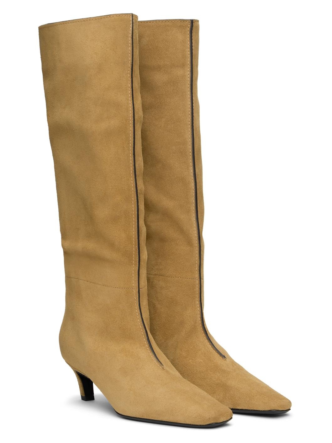 Tan 'The Wide Shaft' Boots - 4