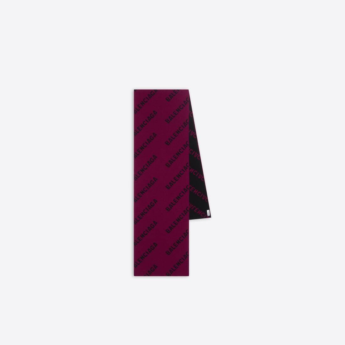 Allover Logo Scarf in Purple - 2