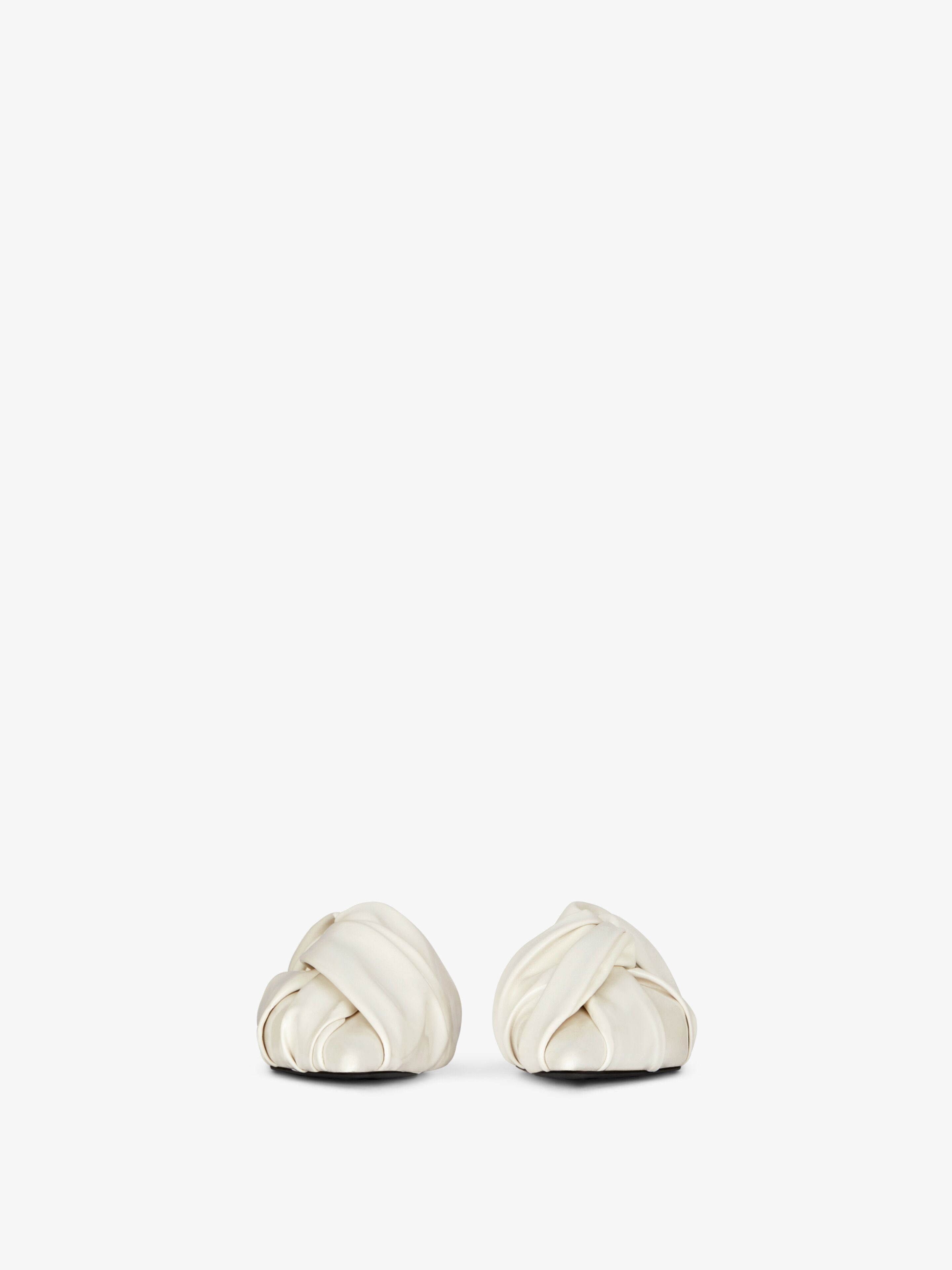 TWIST FLAT MULES IN LATEX - 2