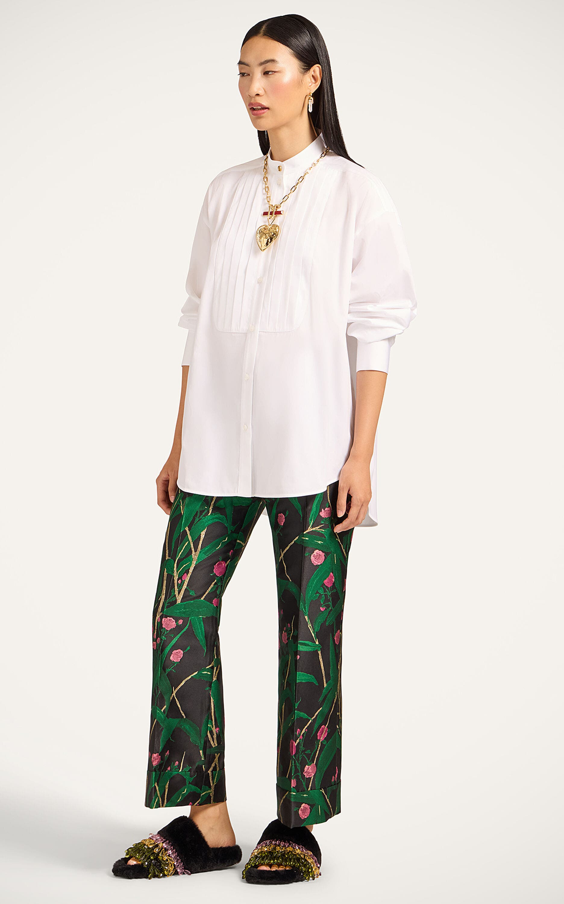 La DoubleJ Oversize Peggy Shirt in Solid White at Nordstrom - 4