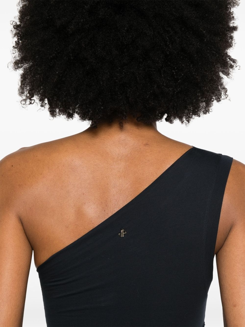 draped one-shoulder mini dress - 5