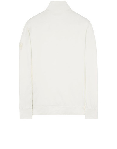 Stone Island 639F3 COTTON STRETCH FLEECE_GHOST PIECE_GARMENT DYED NATURAL WHITE outlook