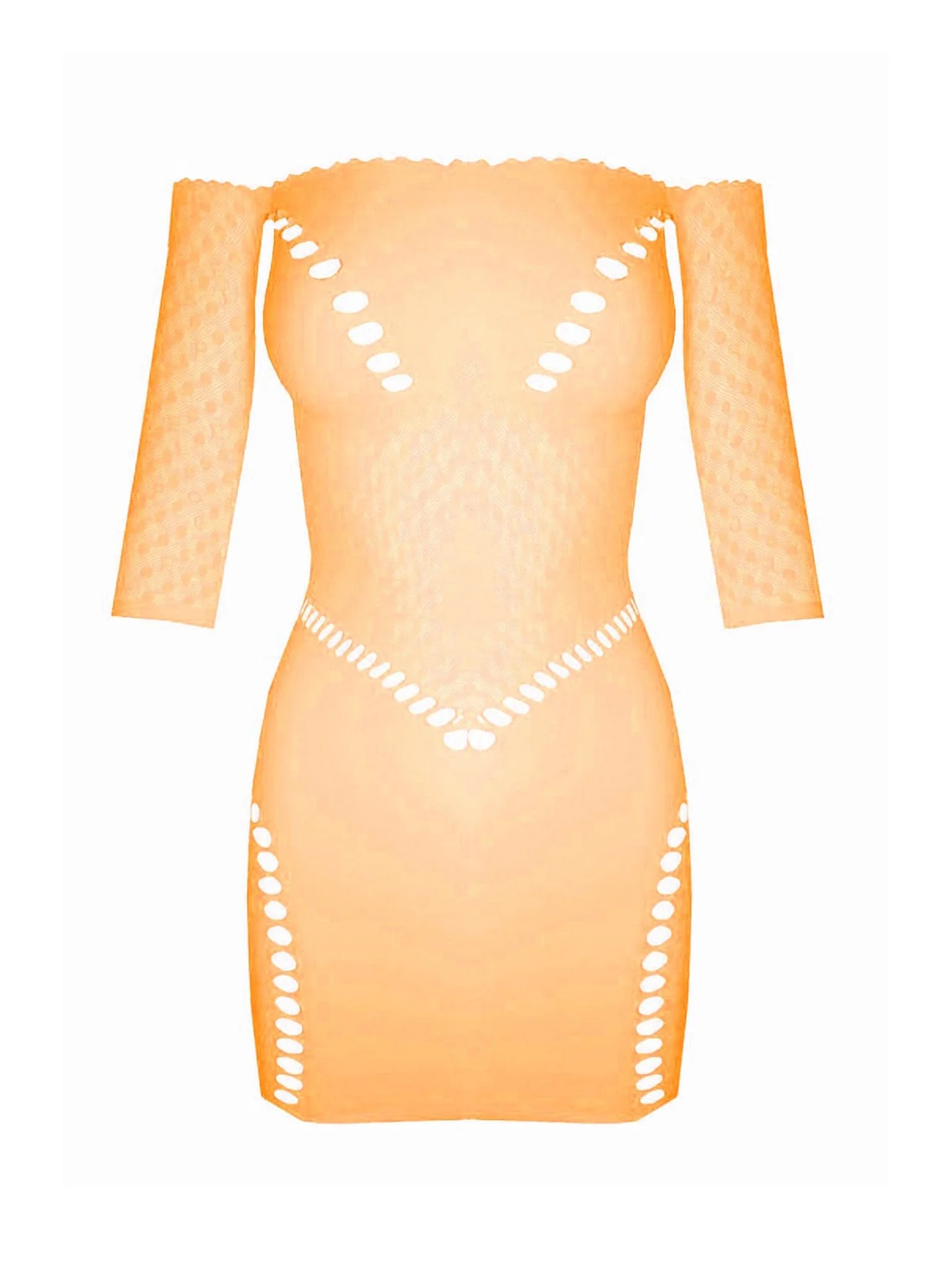 LEXI DRESS PAPAYA - 1