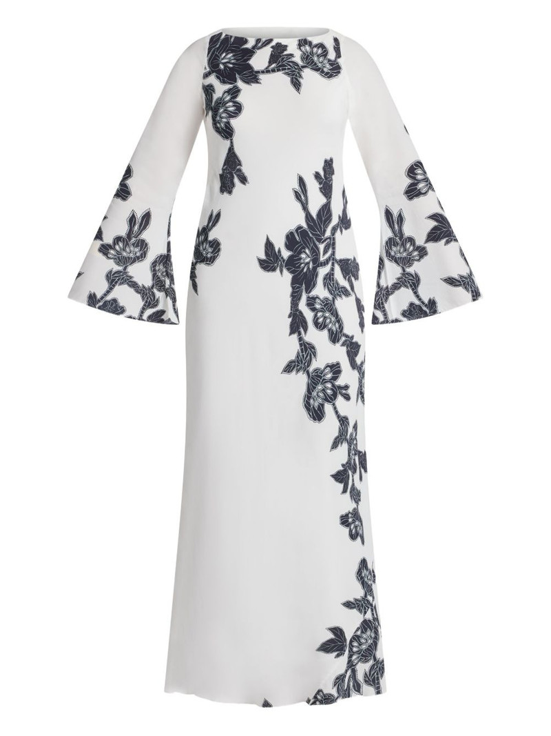 Aahi bell-sleeve floral maxi dress 1