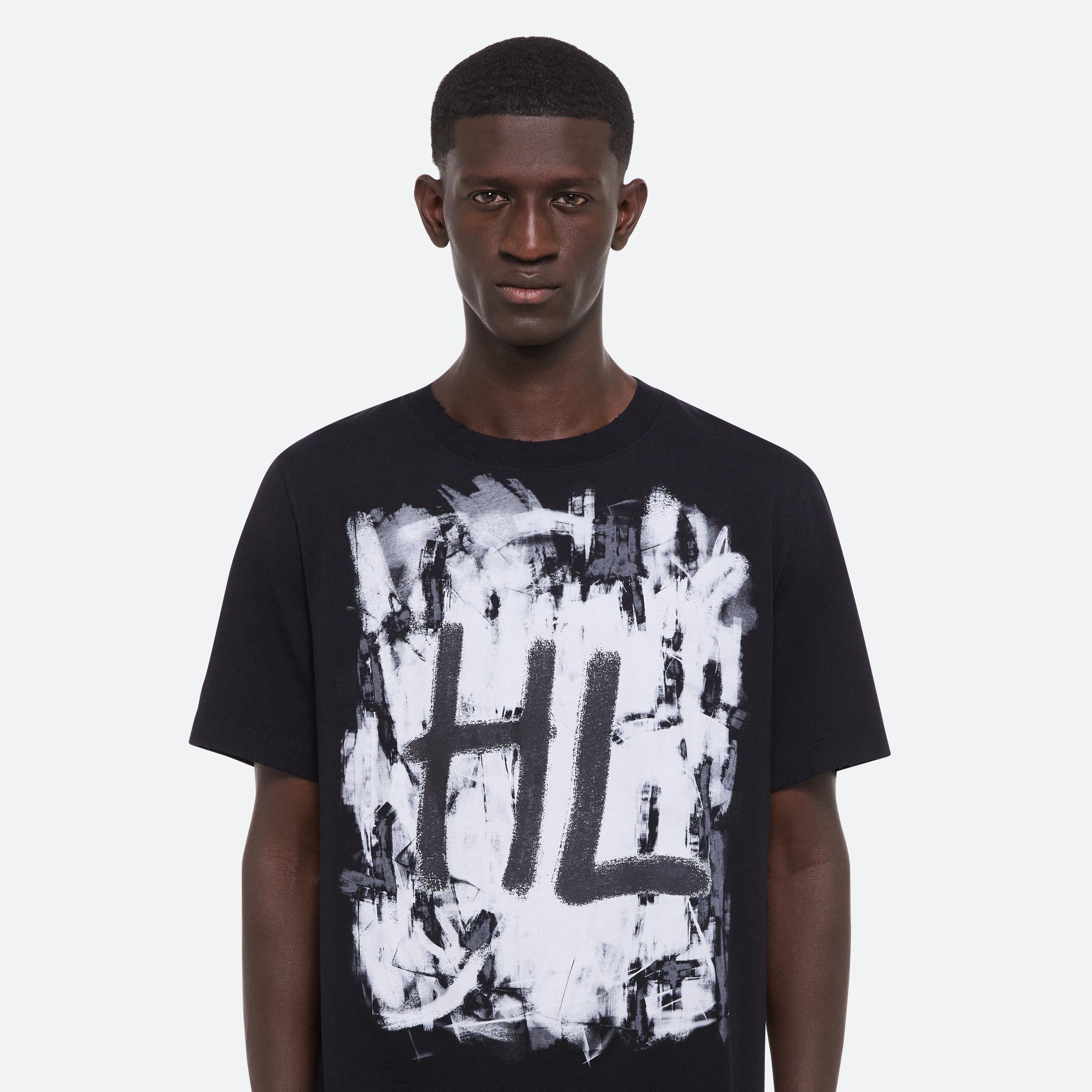BLACK SCRIBBLE TEE - 6