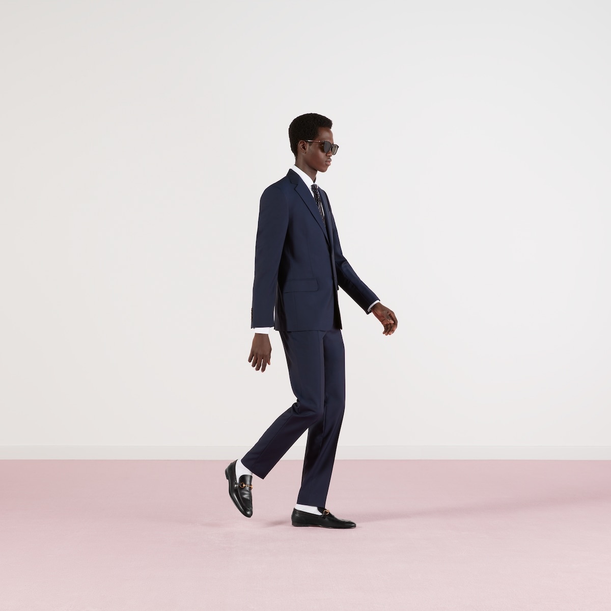 Slim fit wool mohair suit - 7