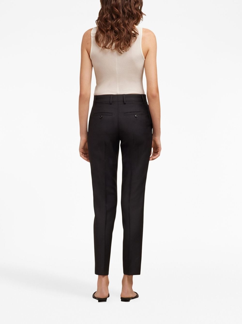 high-waist tailored trousers - 5