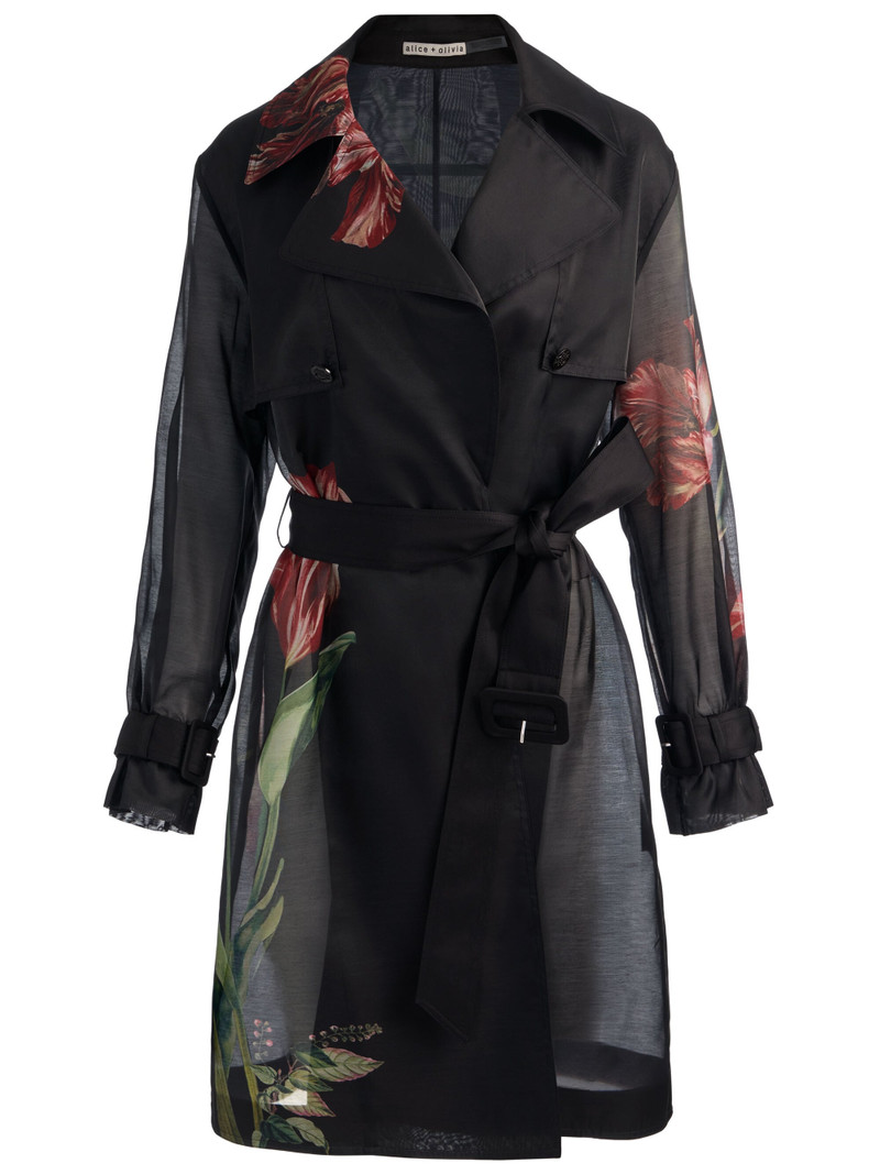 SILVIA SHEER MIDI TRENCH 1