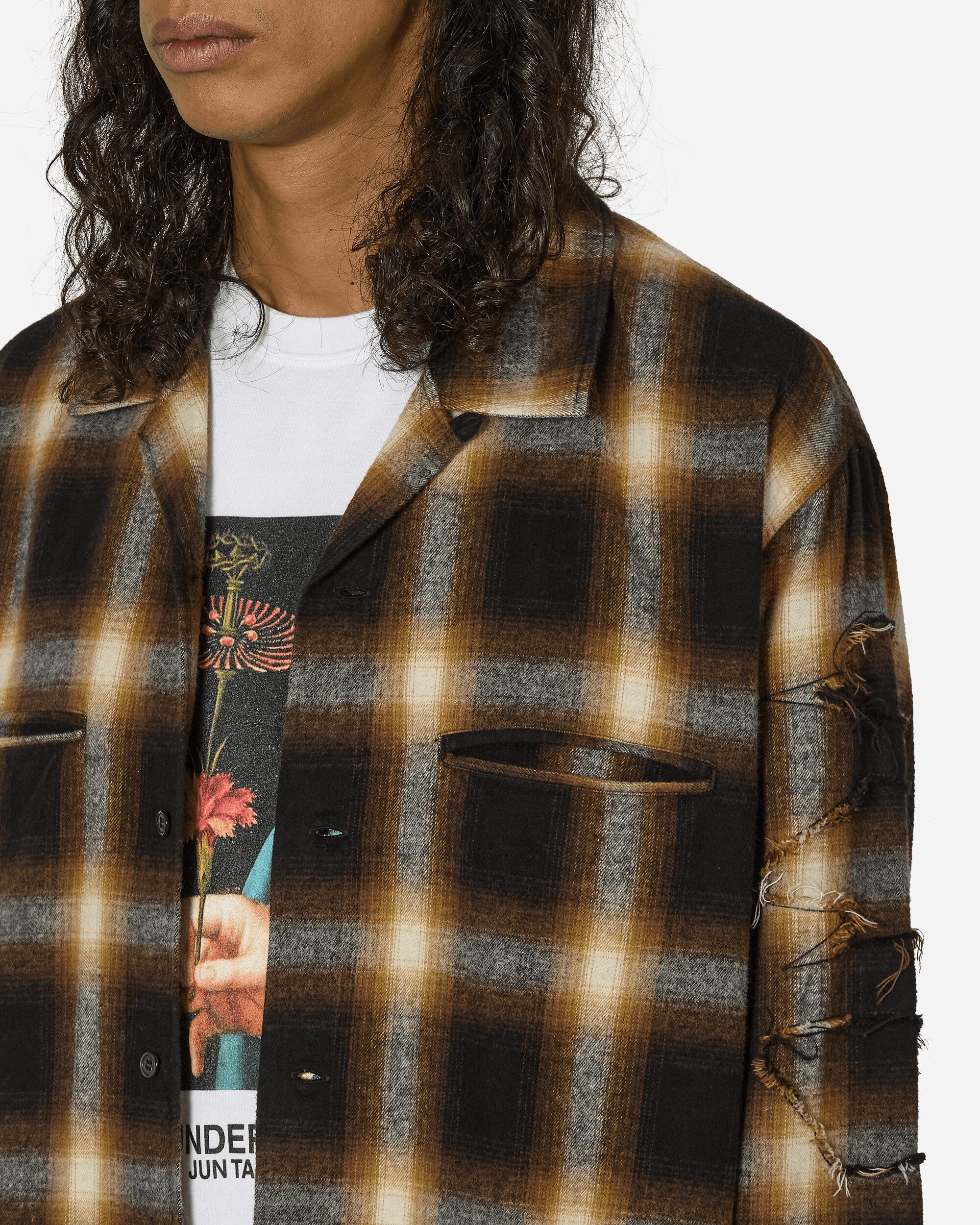Checkered Shirt Brown - 5