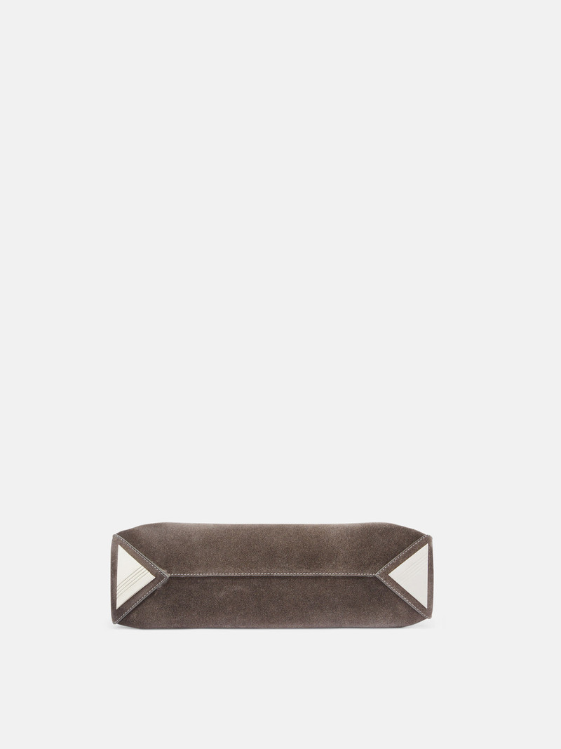 THE ATTICO ''LA PASSEGGIATA SMALL'' GREY TOP HANDLE outlook