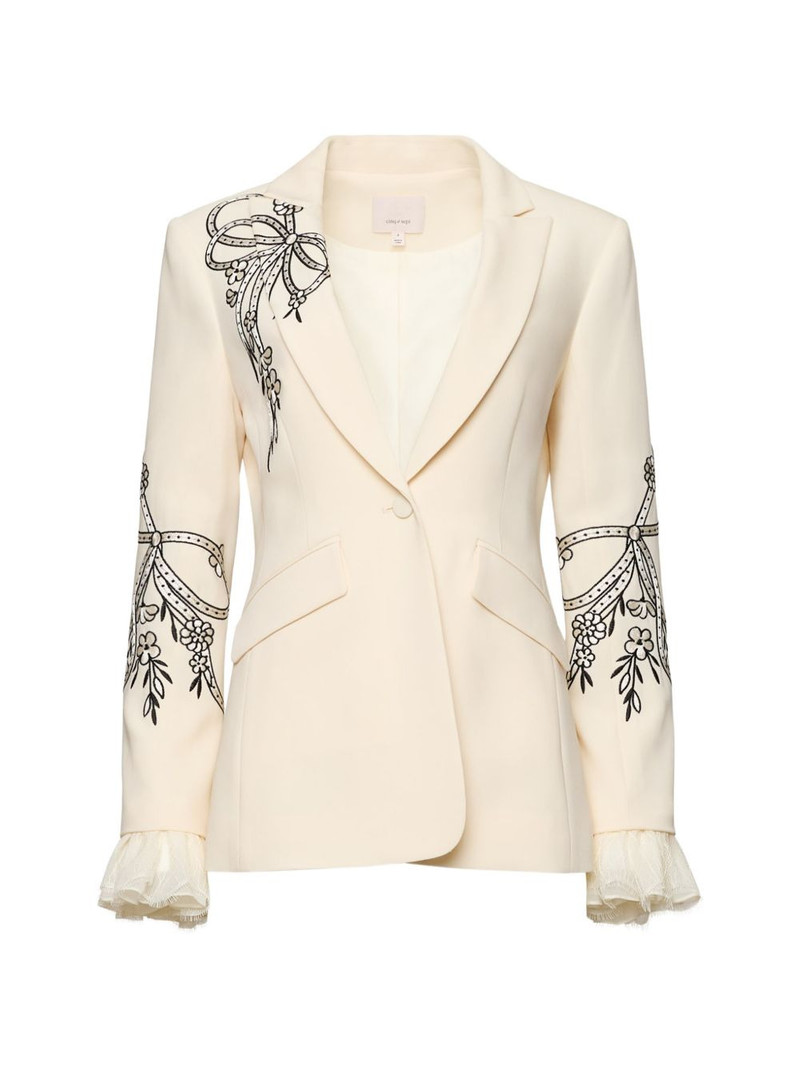 Cheyenne cascading ribbon blazer 1