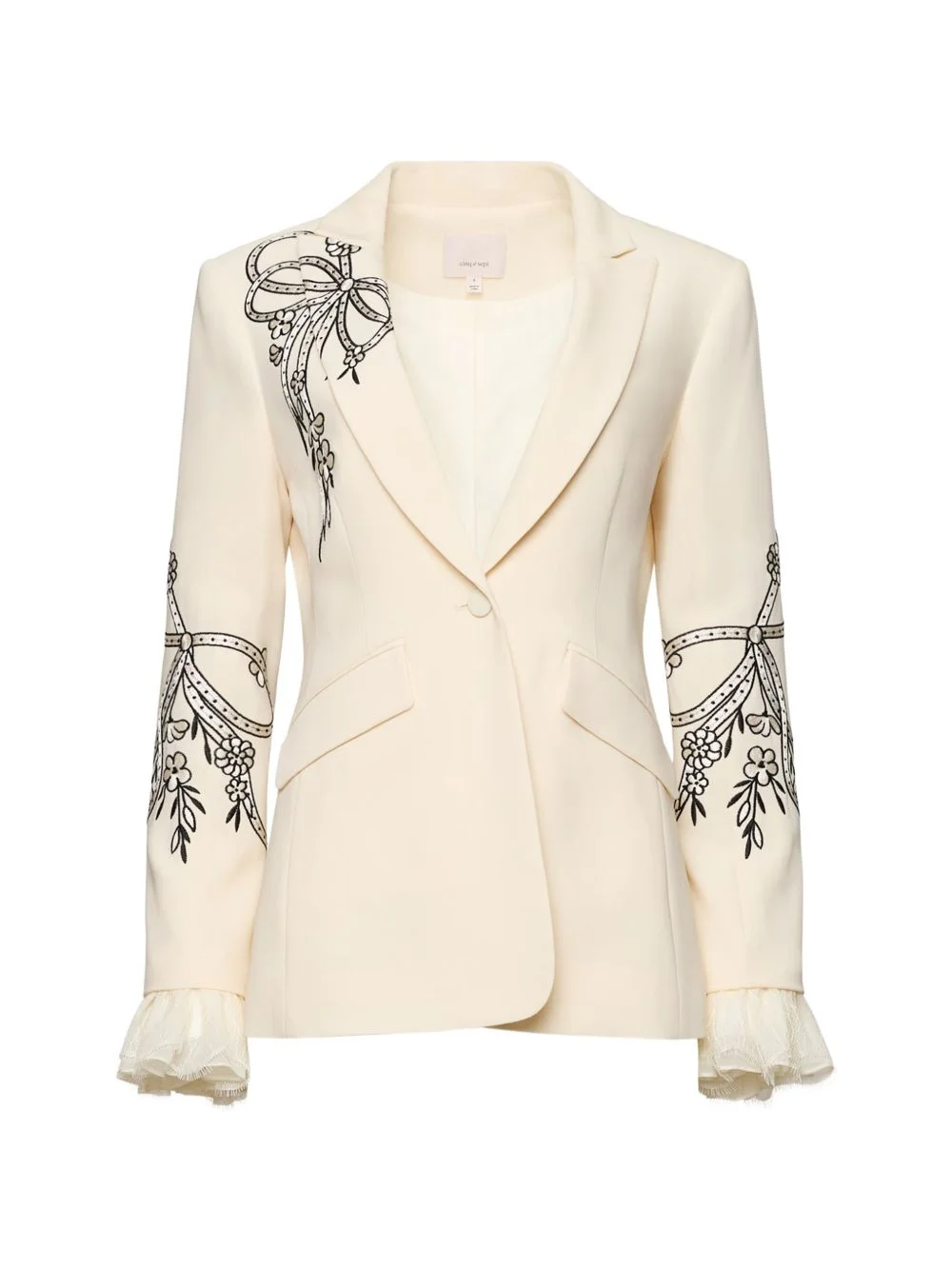 Cheyenne cascading ribbon blazer - 1