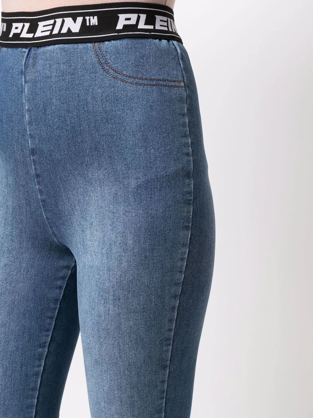 logo-waistband leggings - 5