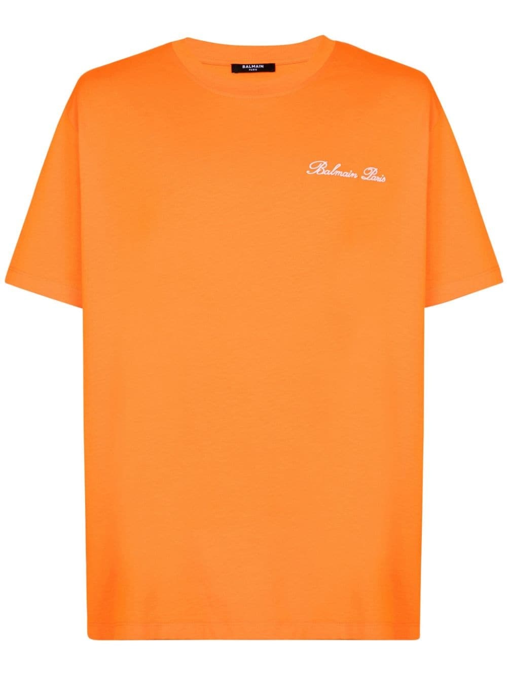 embroidered signature logo t-shirt - 1