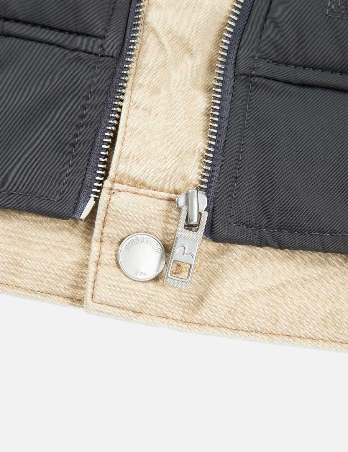 Multi Logo Embroidery Mock 3-in-1 Padded Bomber Jacket - 10
