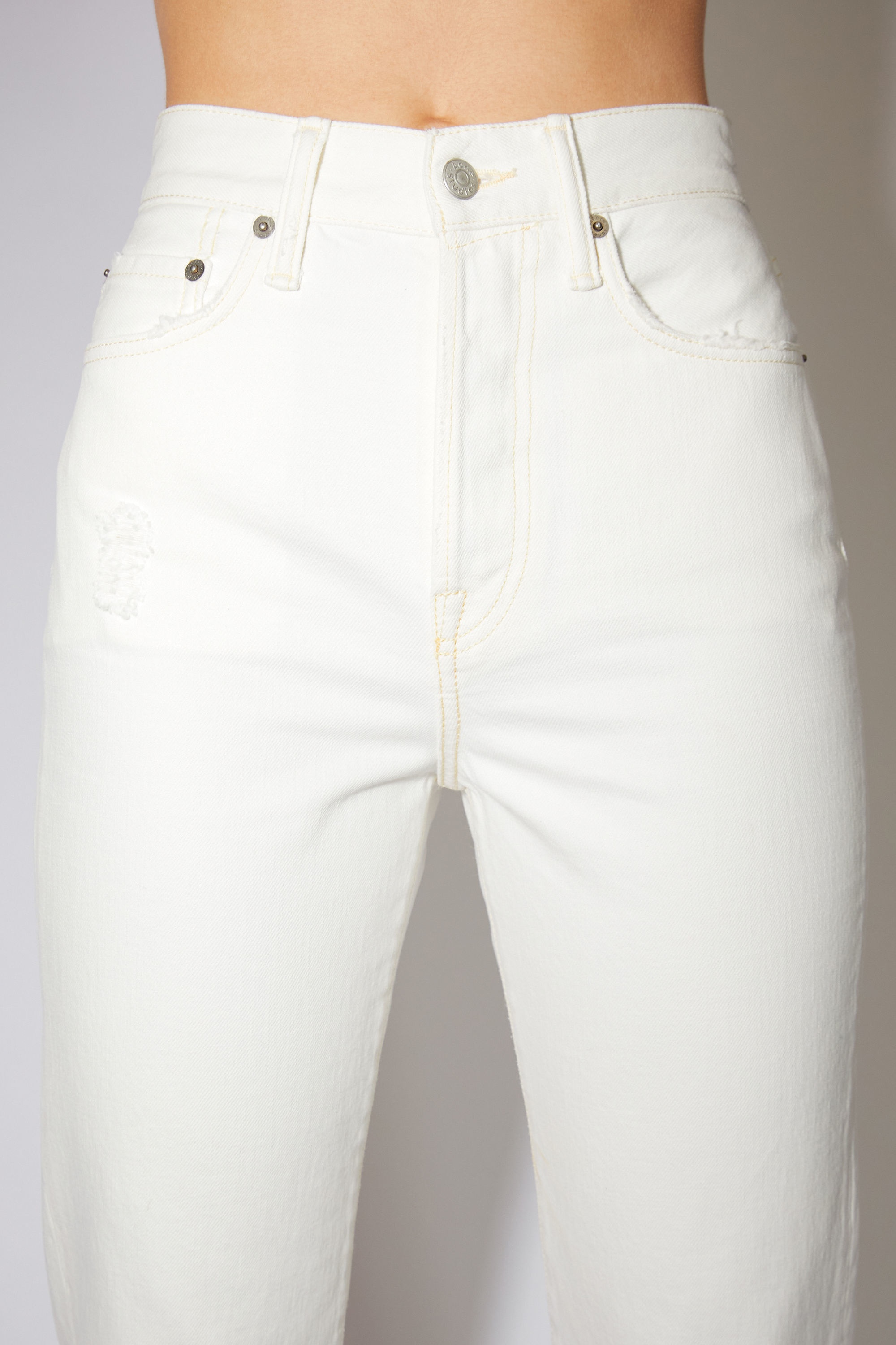 Straight fit jeans - White - 6