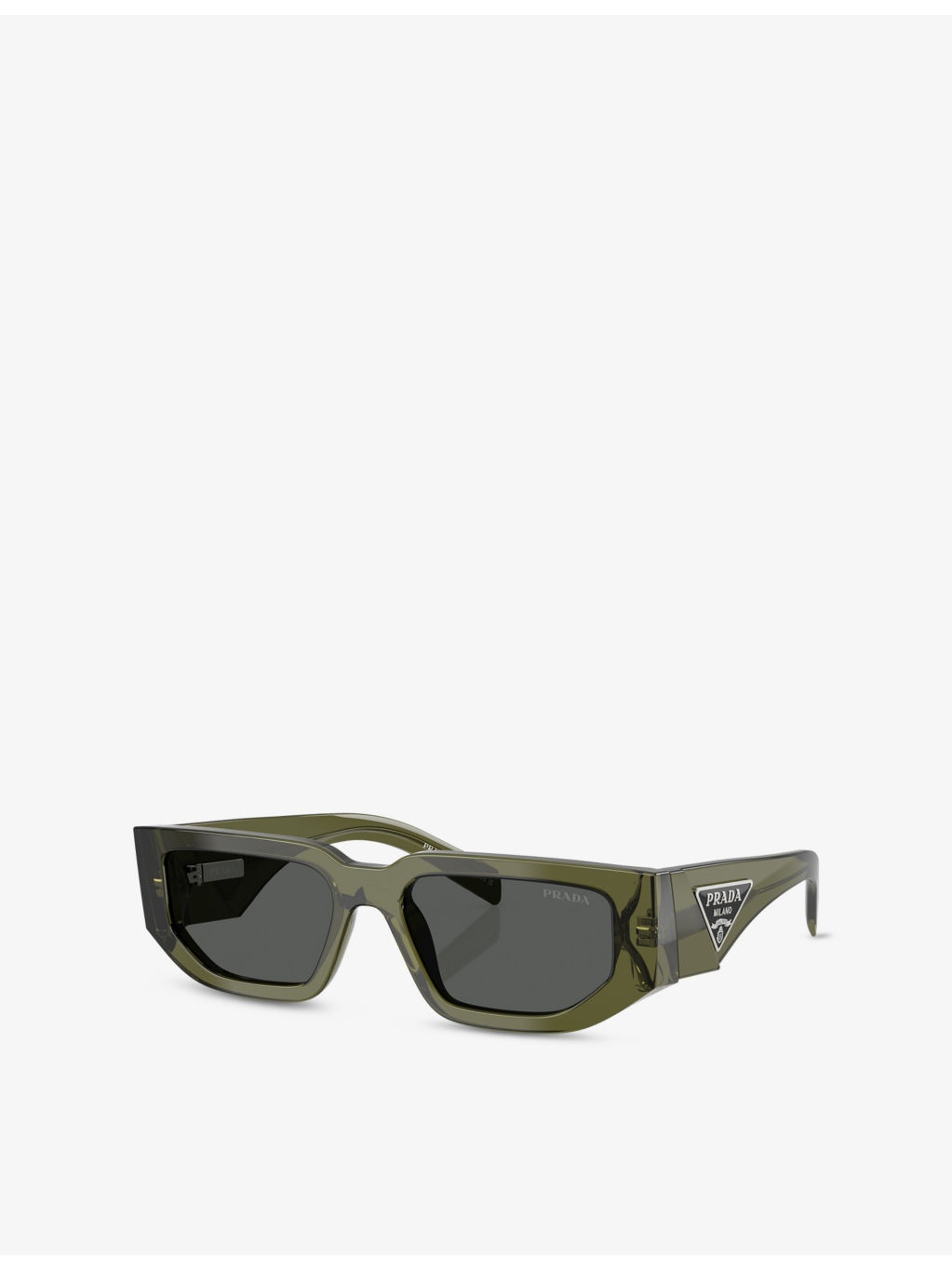 PR 09ZS Rectangle-Frame Acetate Sunglasses - 2