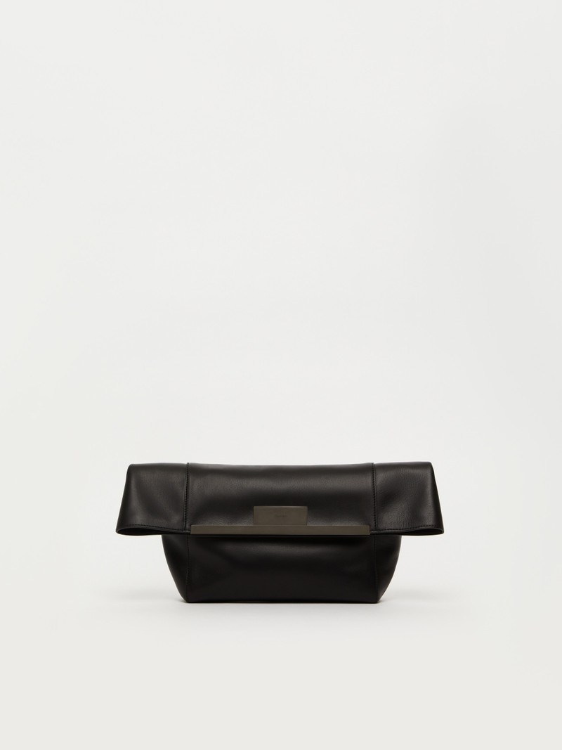 MMCLASPCLUTCHS Small natural leather clutch bag 1