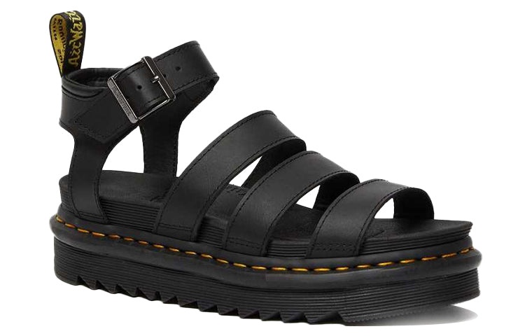 (WMNS) Dr. Martens Blaire Leather Sandals Black 24235001 - 2