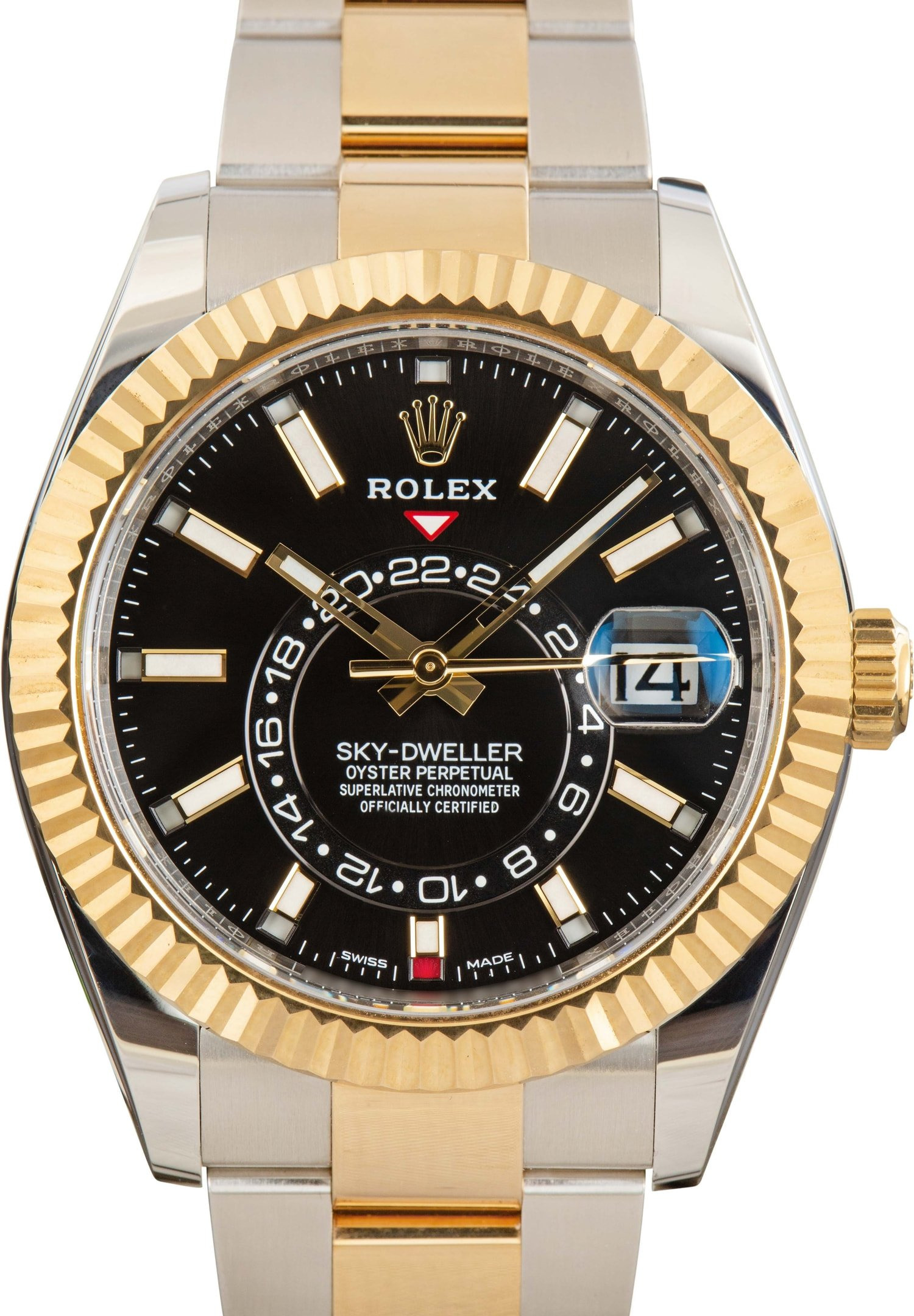 Pre-owned Rolex Sky-Dweller Ref 326933 Black Dial - 1