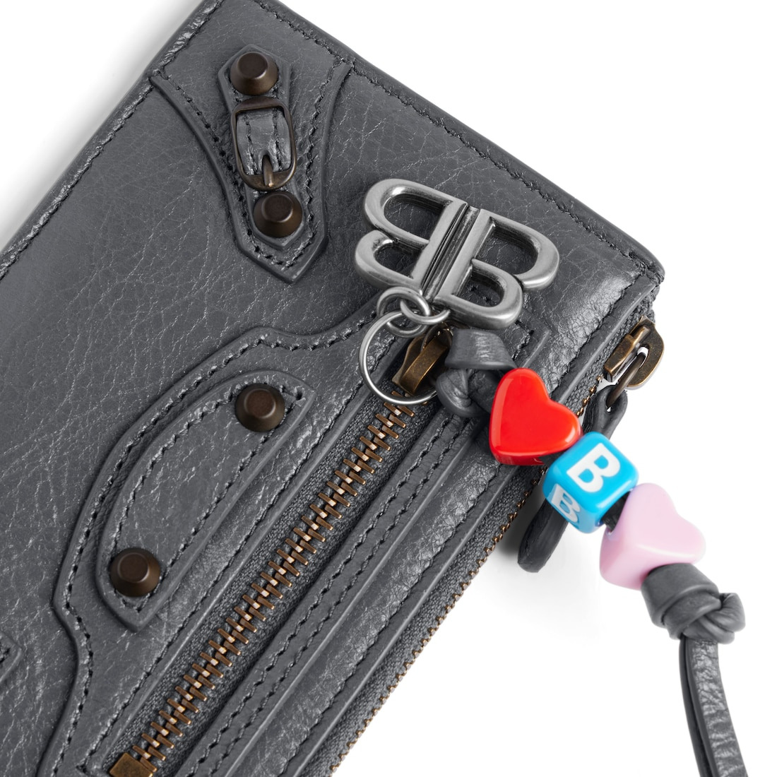 Women's Le City Long Coin And Card Holder in Volcanic Rock - 4