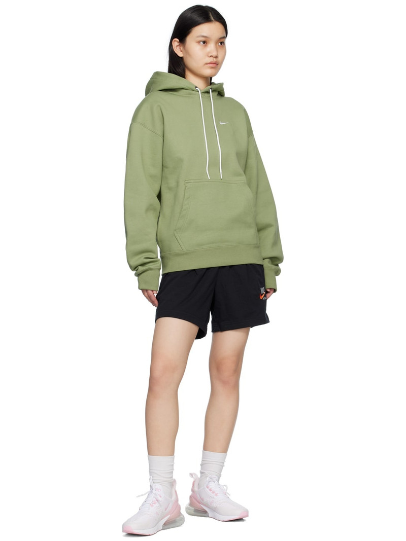 Nike Green Solo Swoosh Hoodie outlook