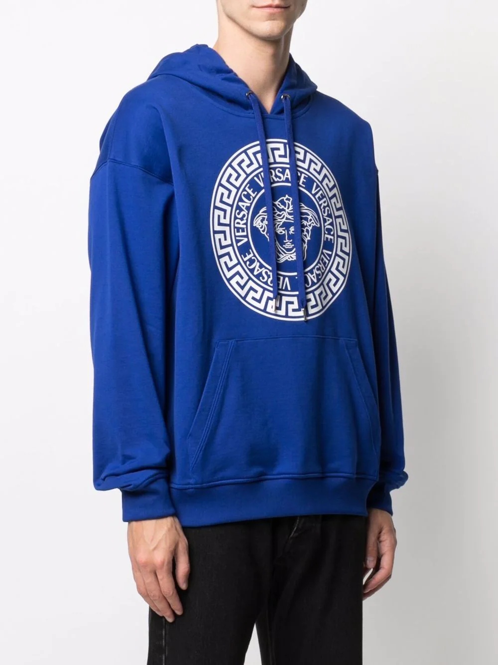 Medusa logo-print hoodie - 3