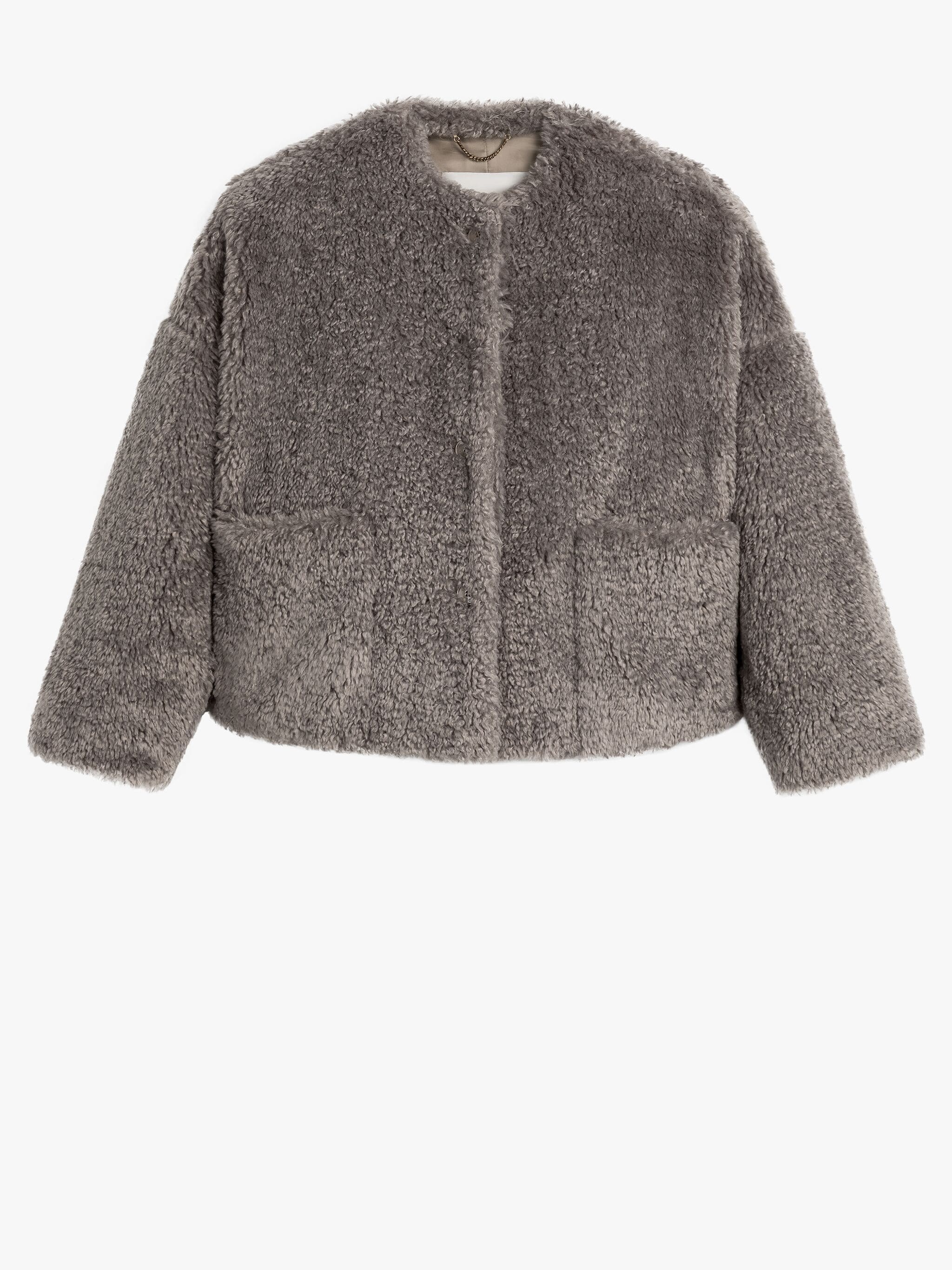 HUMBIE GREIGE ECO FUR JACKET - 1