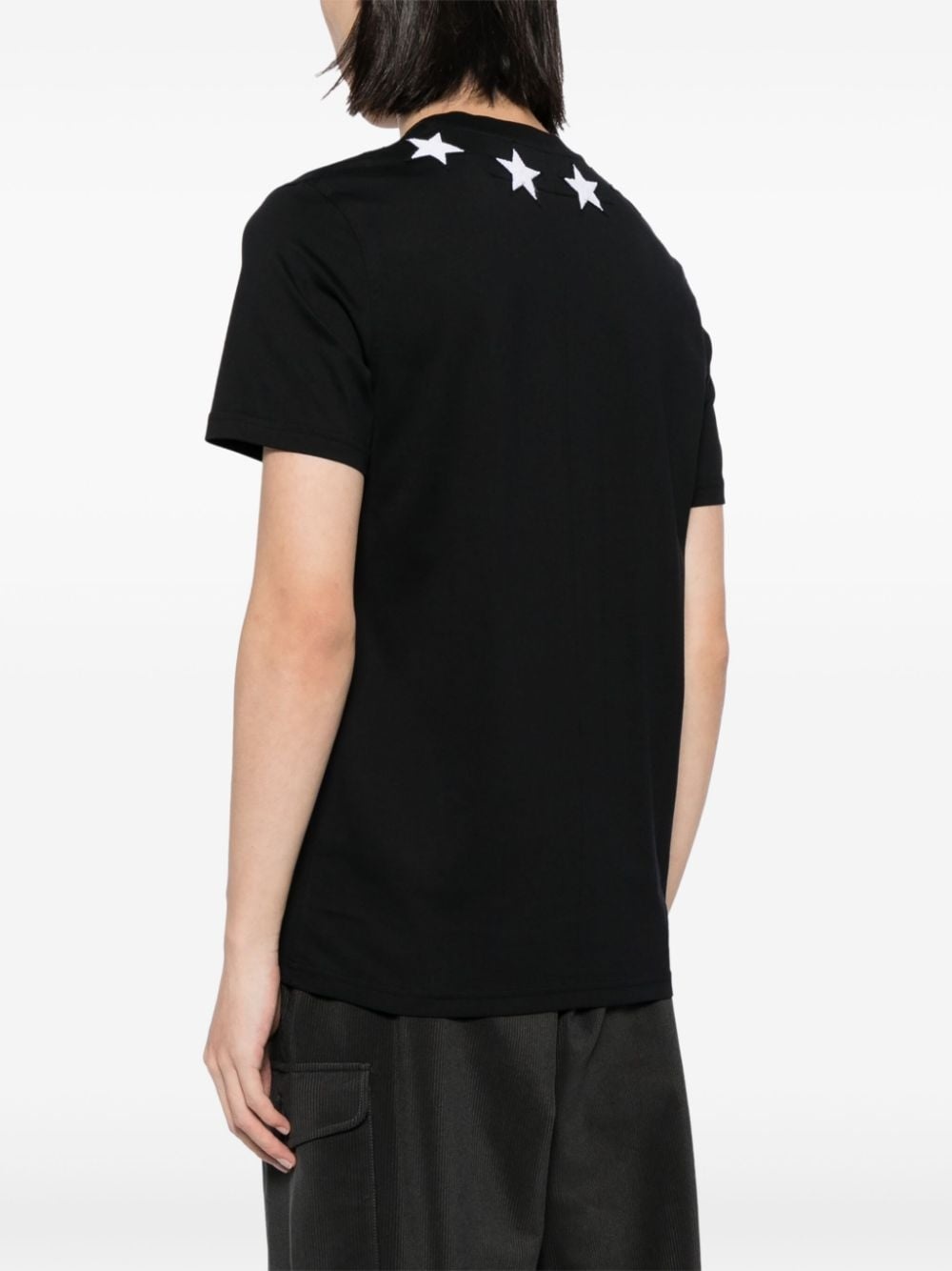star neckline T-shirt - 4
