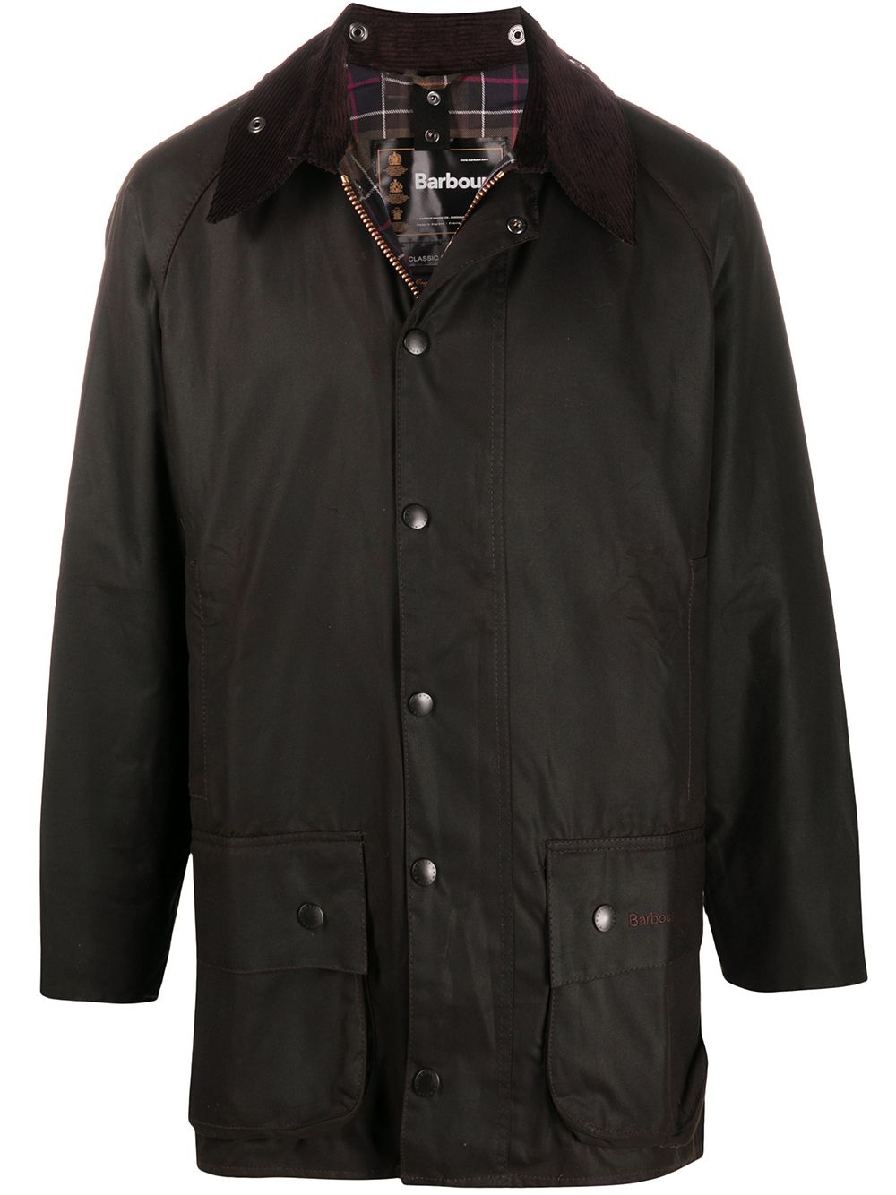 Beaufort snap-fastening coat - 1