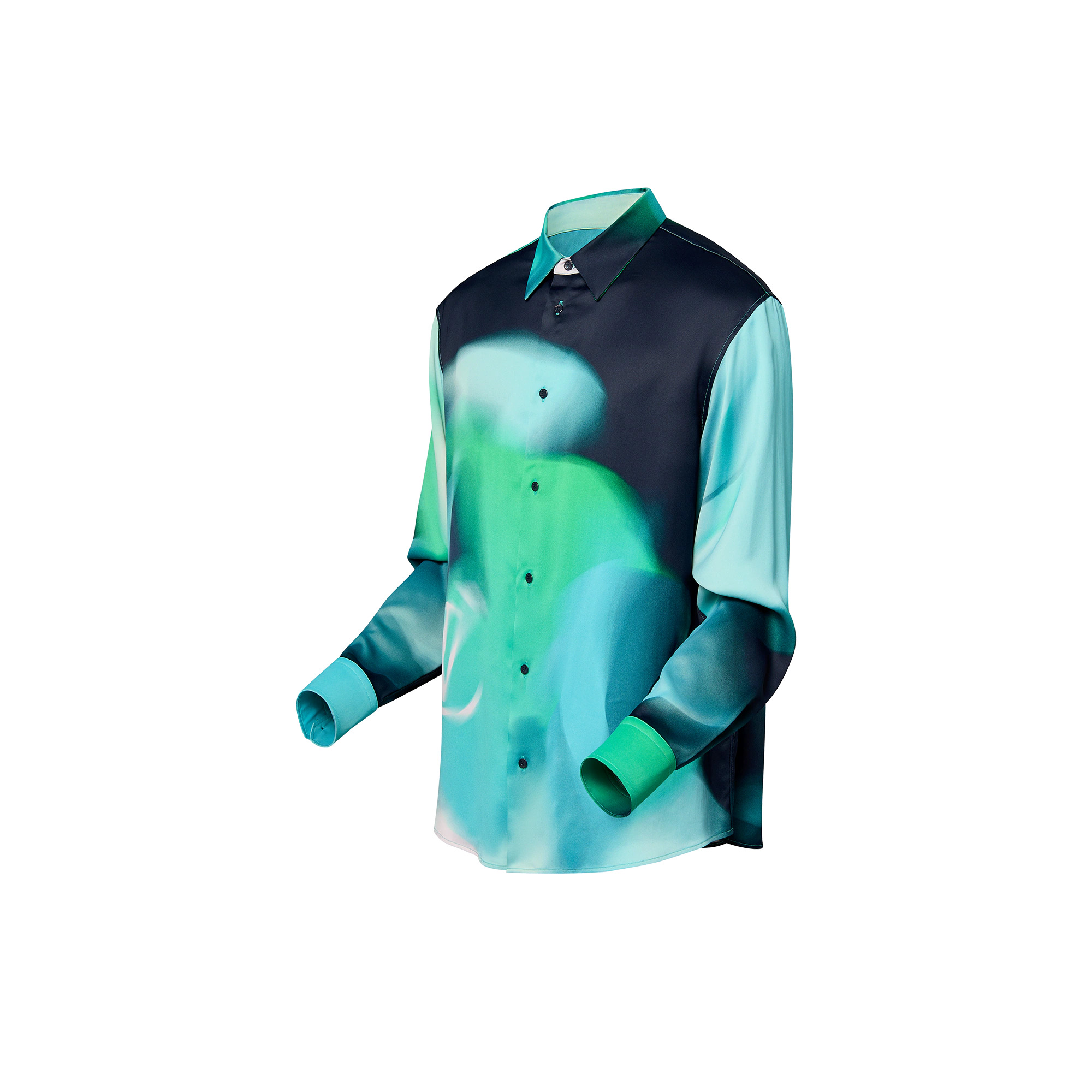 Printed Silk Blend Shirt - 2